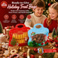 🎁Kerstactie: 60% korting!🎅Makkelijk te vullen en te sluiten🎄Feestelijke zelfsluitende traktatiezakjes met kerstman- en sneeuwpopmotief | Hersluitbaar, voedselveilig, voor koekjes, chocolade en kleine cadeaus🎅⛄