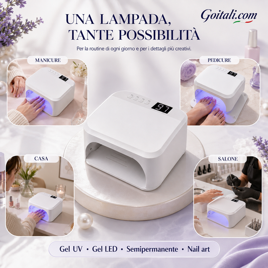 💅 Automatische UV/LED-nagellamp ✨ Manicure thuis, eenvoudig en zonder afspraak
