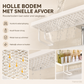 Opzetbare gootsteenorganizer boven de kraan