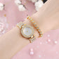 🎁Exquisite Crystal-Studded Ladies' Watch with Bracelet