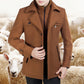 🔈50% Korting🔥Nieuwe Wollen Herenjas met Dubbele Kraag voor Herfst en Winter