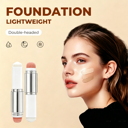 🎉1 + 1 GRATIS🎉[OFFICIËEL PRODUCT] BLANC Cover Cream Stick V/ Afneembare Kwast - Koreaanse Kleurveranderende Foundationstick met Collageencapsules (0,45 oz)
