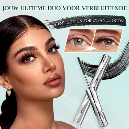 ⏰🎁Waterdichte en zweetbestendige verlengende en krullende mascara