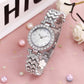 🎁Exquisite Crystal-Studded Ladies' Watch with Bracelet