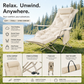 🪑 50% KORTING! 🌿 Draagbare, verstelbare klapstoel voor buiten – Licht, stevig en veelzijdig – Ideaal voor in de tuin, op de camping, op het strand of op het terras – Gemakkelijk te vervoeren en op te zetten 🏕️✨
