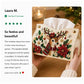 🎄 Beperkte Tijd 50% Korting! ✨ Met Kralen Versierde Kerst Tissueboxhuls – Feestelijk, Decoratief 🎁