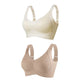 🎁Koop 1, krijg 2 gratis 💕Geribbelde zijden push-up bh voor dames zonder stalen ring, verstelbaar🌸