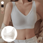 🎁Koop 1, krijg 2 gratis 💕Geribbelde zijden push-up bh voor dames zonder stalen ring, verstelbaar🌸