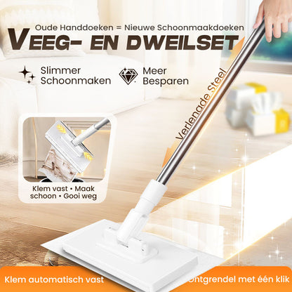 🔥 verkoop 50% korting 🔥 Wegwerpstofmaap met 4 herbruikbare doeken