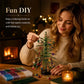 🎄✨ DIY-set voor een kerstboom met kralen – 🎅Maak je eigen sprankelende kerstversiering