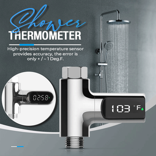 💦 Nieuw Douchethermometer met Driekleurige Indicator – Veilig & Comfortabel voor het Hele Gezin | NU 50% KORTING 🎁