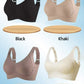 🎁Koop 1, krijg 2 gratis 💕Geribbelde zijden push-up bh voor dames zonder stalen ring, verstelbaar🌸