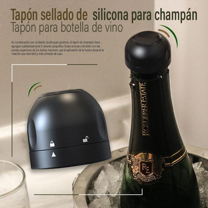 🍷 Top Aanbieding -50%! 🔒 Verzegelde Siliconenstop voor Flessen – Perfect voor Bruiloften, Thuisfeest & Bars 🎉 | Multifunctioneel, Gemakkelijk te Gebruiken & Vershoudend ✨