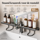 Staande kraan-organizer voor de wastafel – zonder boren, zonder lijm, direct klaar voor gebruik