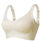 🎁Koop 1, krijg 2 gratis 💕Geribbelde zijden push-up bh voor dames zonder stalen ring, verstelbaar🌸