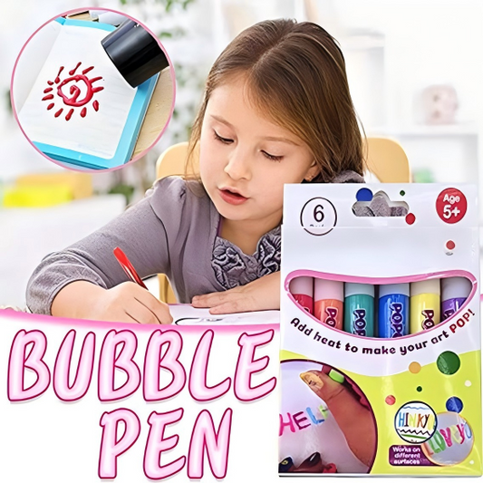 🔥 2+1 GRATIS!💦 Magic Ink Zwellen onder Warmte | 6 Felle Kleuren | Voor Kaarten/Albums/DIY | HALF PRICE TODAY 🚀