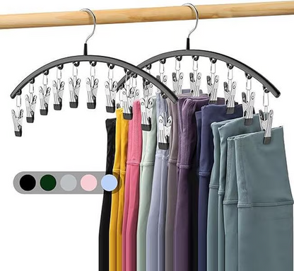 🔥Aanbieding🔥 Leggingorganizer voor de kledingkast, metalen hanger voor yogabroeken met rubberen coating