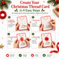 🎄 🧵Merry & Bright DIY Kerstkaartenset – Maak Prachtige Handgemaakte Kerstkaarten ✨
