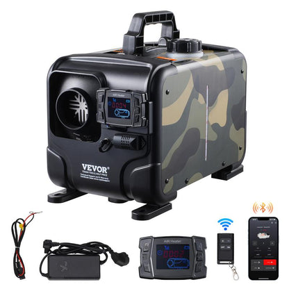 🔥 Draagbare diesel-luchtverwarmer met appbediening