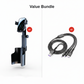 Auto bekerhouder telefoonhouder – 360° verstelbaar, sterke N52 magneet, bediening met één hand, past op alle telefoons, stabiele magnetische en klem-modellen voor veilig rijden