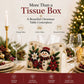 🎄 Beperkte Tijd 50% Korting! ✨ Met Kralen Versierde Kerst Tissueboxhuls – Feestelijk, Decoratief 🎁