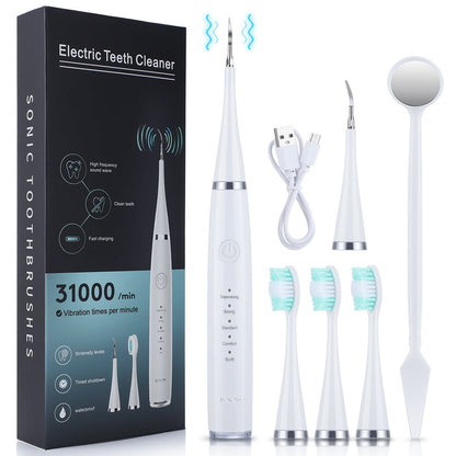 Elektrische waterflosser met borstel
