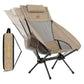 🪑 Campingstoel, draagbaar en lichtgewicht, comfortabel, opvouwbare schommelstoel met draagtas voor kamperen, wandelen, het terras, vissen, draagvermogen tot 113 kg, camping ligstoel, opvouwbare stoel