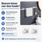 🔥Verstelbare gordijnroedehaken zonder spijkers