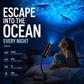 🌊 Bring The Ocean To Life™ | HD Ocean Galaxy Projector with 10 Marine Scene Discs