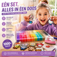 Knutselpakket met kralen voor kinderen – DIY-knutselpakket – Educatief en creatief speelgoed – Stimuleert de concentratie – Cadeau voor ouder-kind-interactie