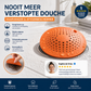 😩 Gedaan met water dat in de badkamer blijft staan! Haarfilter voor de badkamer 🚿 Vangt automatisch uitvallend haar op – een geweldig hulpmiddel om verstoppingen in de afvoer te voorkomen. Zo blijft de afvoer moeiteloos vrij.