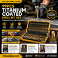🔥Tijdelijk 50% KORTING! 🔧 Hoogefficiënt gereedschap geliefd bij ervaren vaklieden! Fabrieksuitverkoop - 99-delige Titanium Boorset