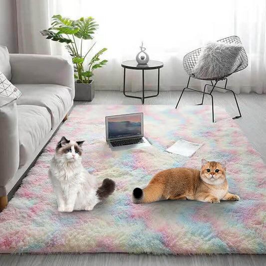 💖NYT 50 % ALENNUS!🔥 Gradient Color Plush Floor Mat