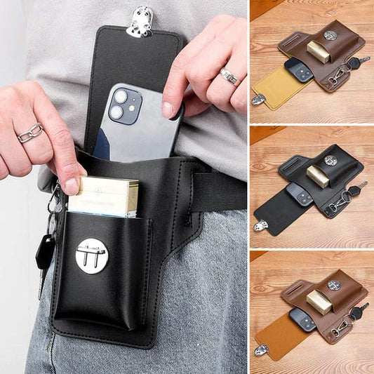 🔥Tijdelijke aanbieding🌟Lederen hoesje voor mobiele telefoon