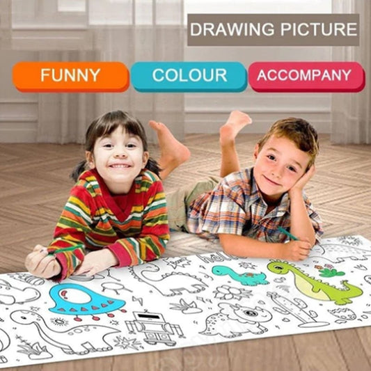 🎨Creatieve Tekenrol voor Kinderen - Ontwikkel en Ontspan met Kunst! ✨