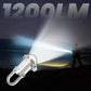 1200LM Super Heldere Mini Sleutelhanger Zaklamp Waterdicht