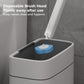 Wegwerp-toiletborstelsysteem