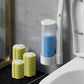 Wegwerp-toiletborstelsysteem
