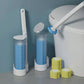 Wegwerp-toiletborstelsysteem