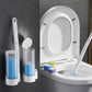 Wegwerp-toiletborstelsysteem