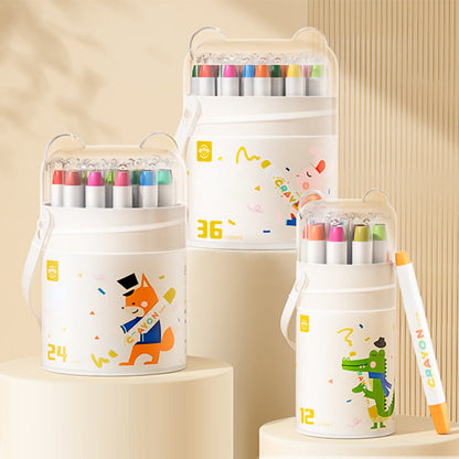 🎨2025 Nieuwe aankomst🎨Set zijdezachte wasbare krijtjes voor kinderen
