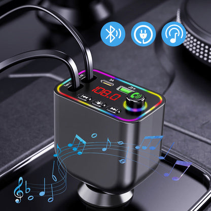 Multifunctionele Bluetooth Intrekbare 120W Snelle Autolader