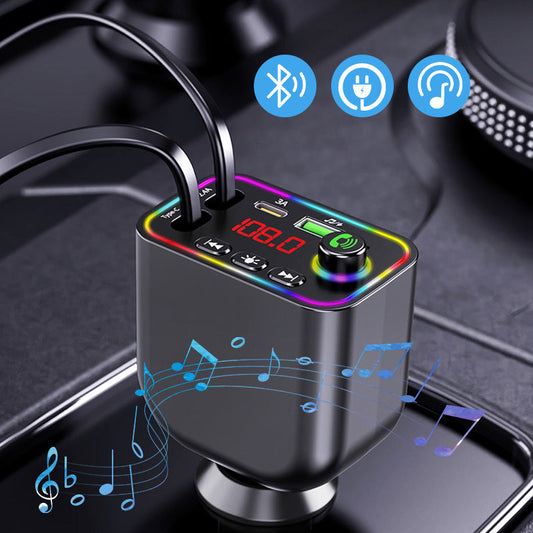 Multifunctionele Bluetooth Intrekbare 120W Snelle Autolader