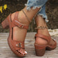 Sandalen met hoge hakken voor dames