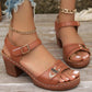 Sandalen met hoge hakken voor dames
