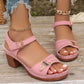 Sandalen met hoge hakken voor dames