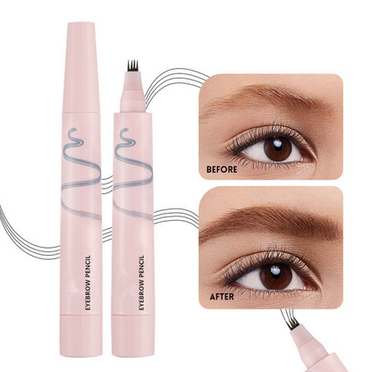 🔥Bestseller🔥 Waterdicht Wenkbrauwpotlood met 4 Punten