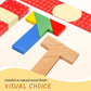 🎁Uitverkoop 50% korting🎁Houten T-vormig educatief puzzelspel🧩