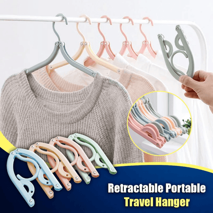 🔥50% KORTING! 🚀 Opvouwbare Draagbare Reishangers – set van 6/10 stuks, roestvrij staal + ABS, draait 360°, geschikt voor jassen, shirts & broeken. Compact opvouwbaar, past in elke koffer!