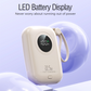 10000mAh Slanke Powerbank Met Ingebouwde Kabel